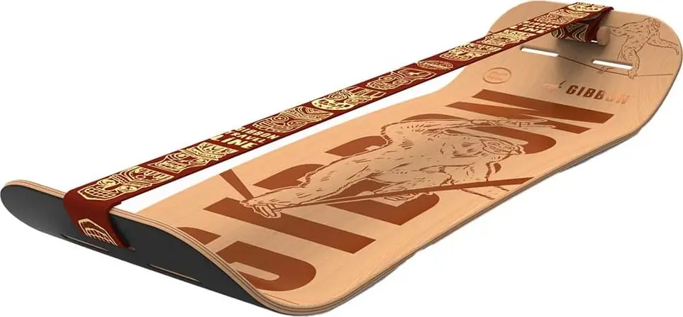 Gibbon Giboard Set - Roots Rocker Travel Brown