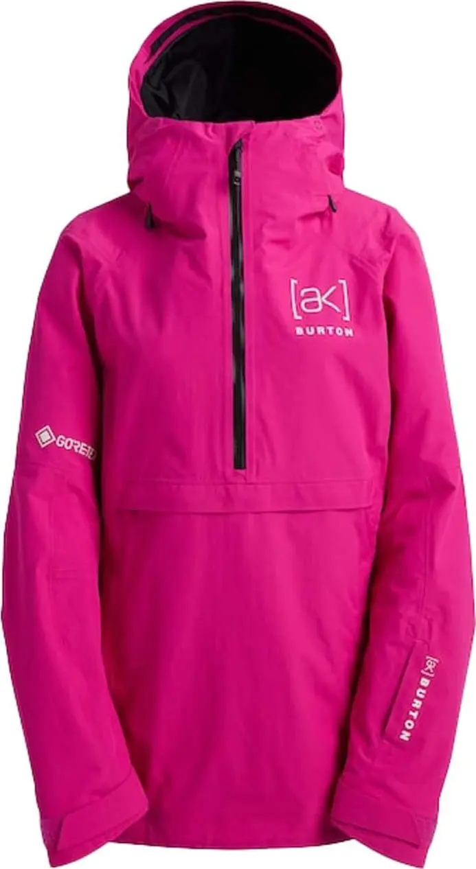 Burton Womens Ak Gore Kimmy Anorak Very Berry