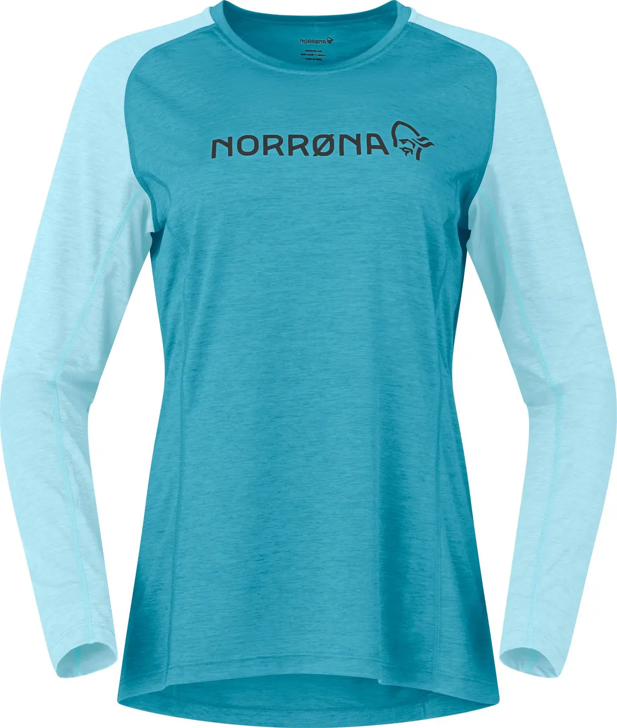 Norrøna Women's Fjørå Equaliser Lightweight Long Sleeve Brittany Blue/Aqua Haze
