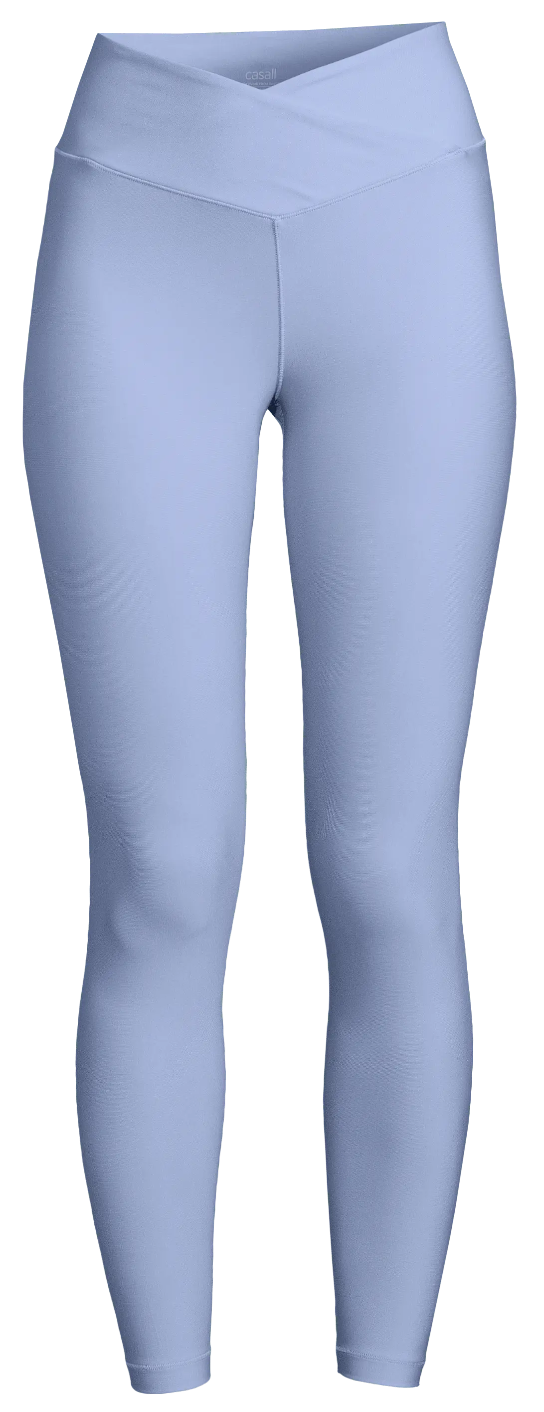Casall Women's Overlap High Waist Tights Breeze Blue