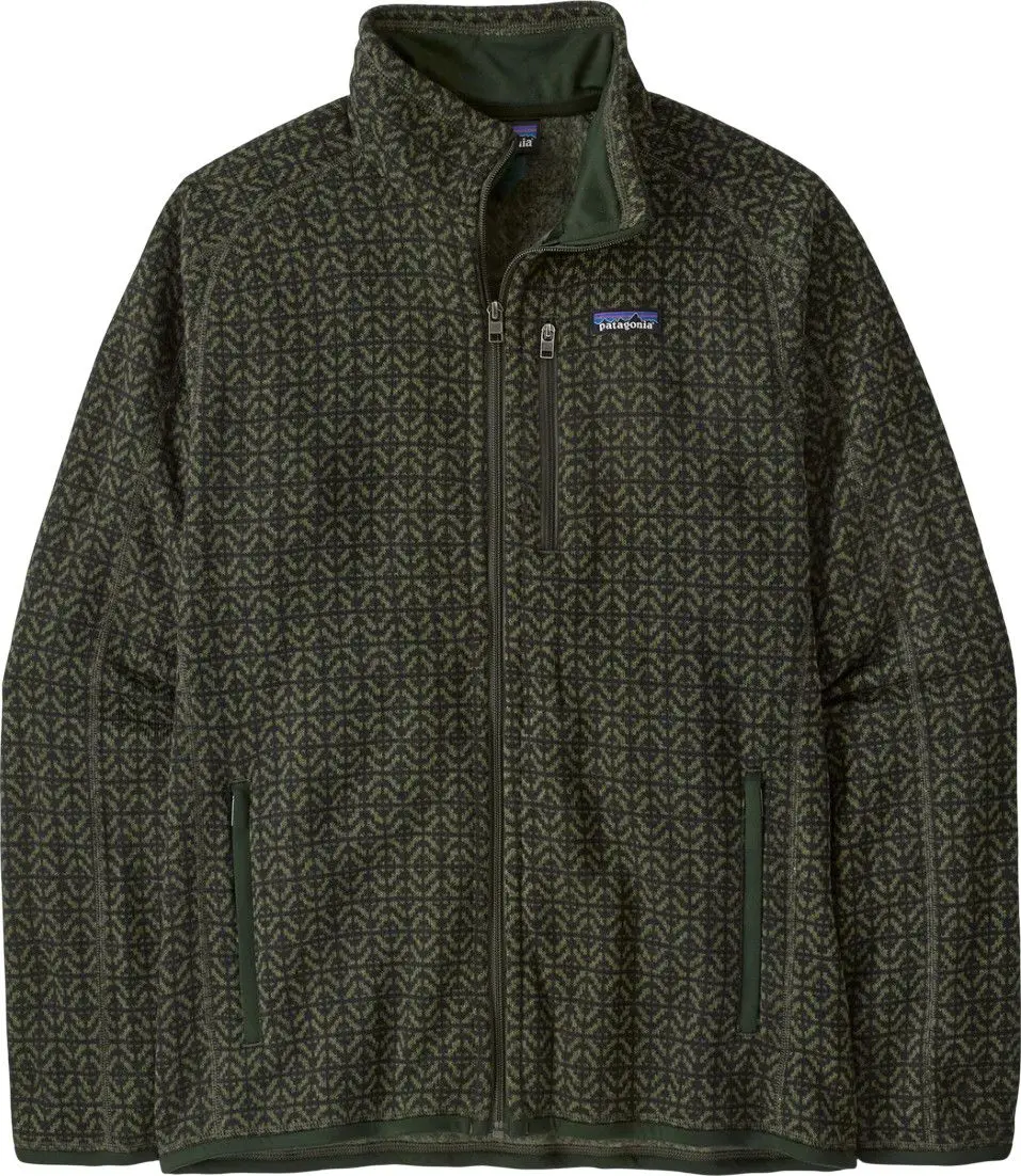 Patagonia Men's Better Sweater Fleece Jacket Scales: Old Growth Green