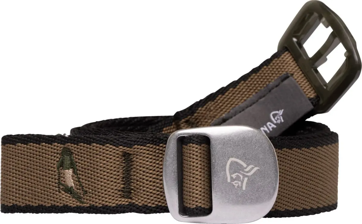 Norrøna Femund Webbing Icon Slim 25mm Belt Breen