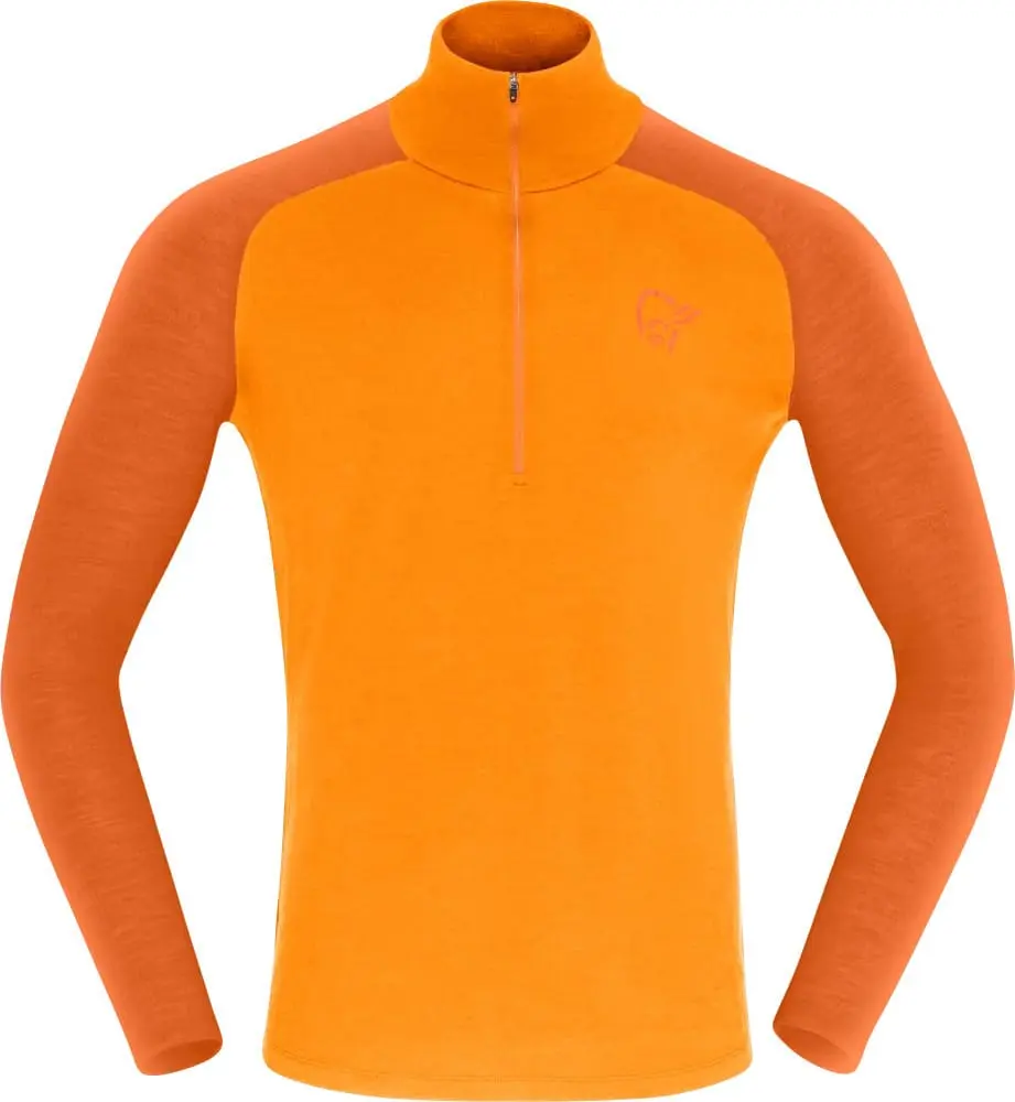 Norrøna Men's Femund PureUll Zip Neck Exuberance
