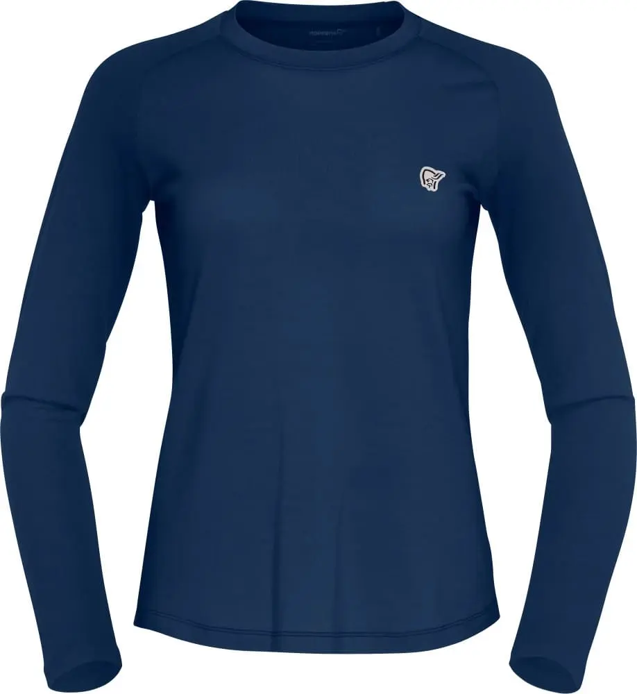 Norrøna Women's Femund PureUll Long Sleeve Indigo Night