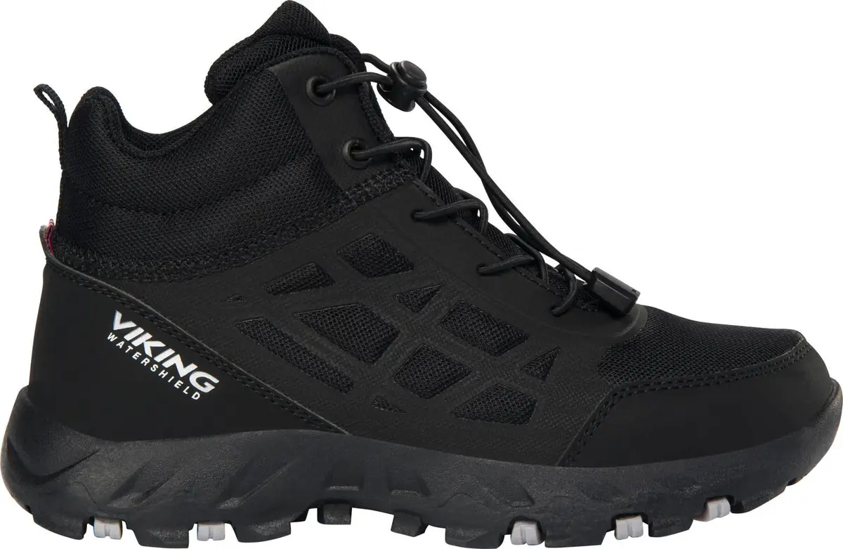 Viking Footwear Junior Track Mid Waterproof SL Black
