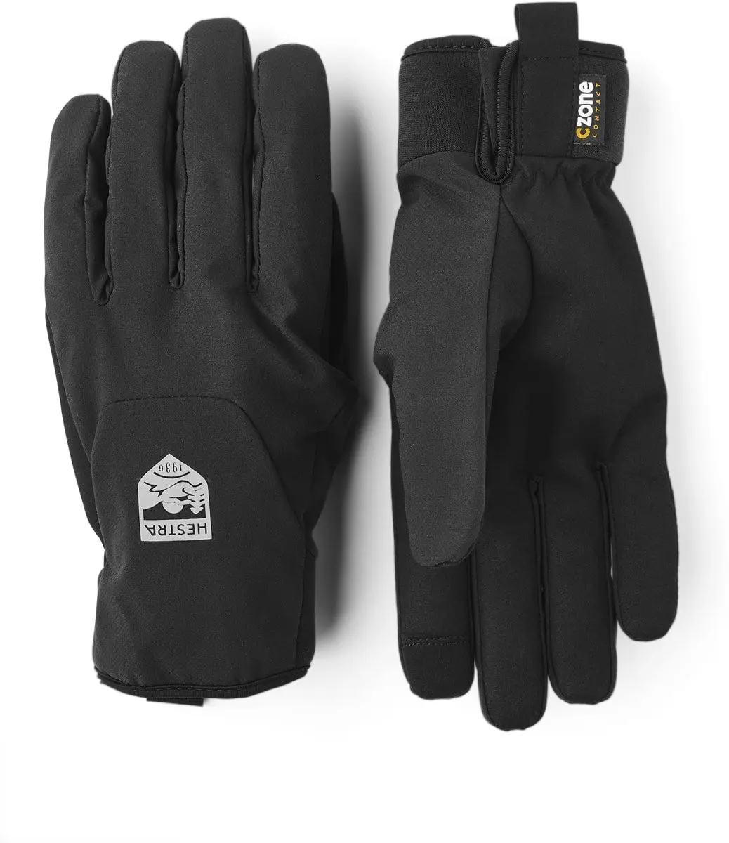 Hestra CZone Bike Mistral - 5 finger Black