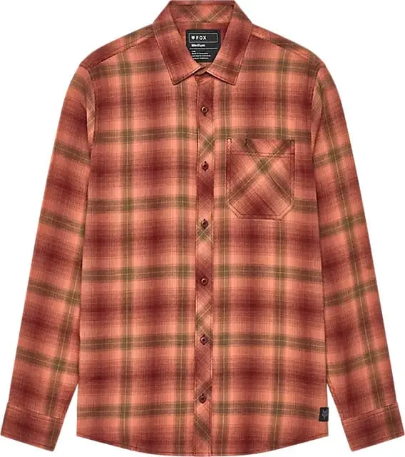 Fox Men's Survivalist Stretch Flannel Rust