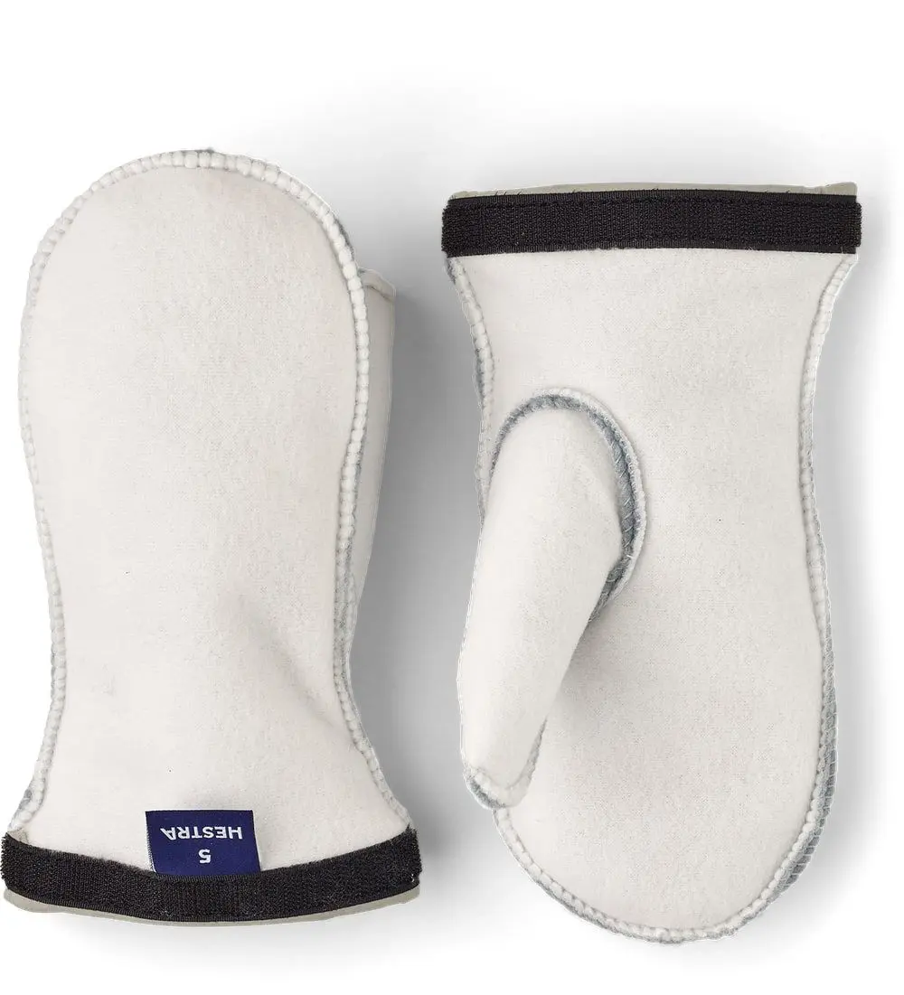 Hestra Heli Ski Jr. Liner - Mitt Offwhite