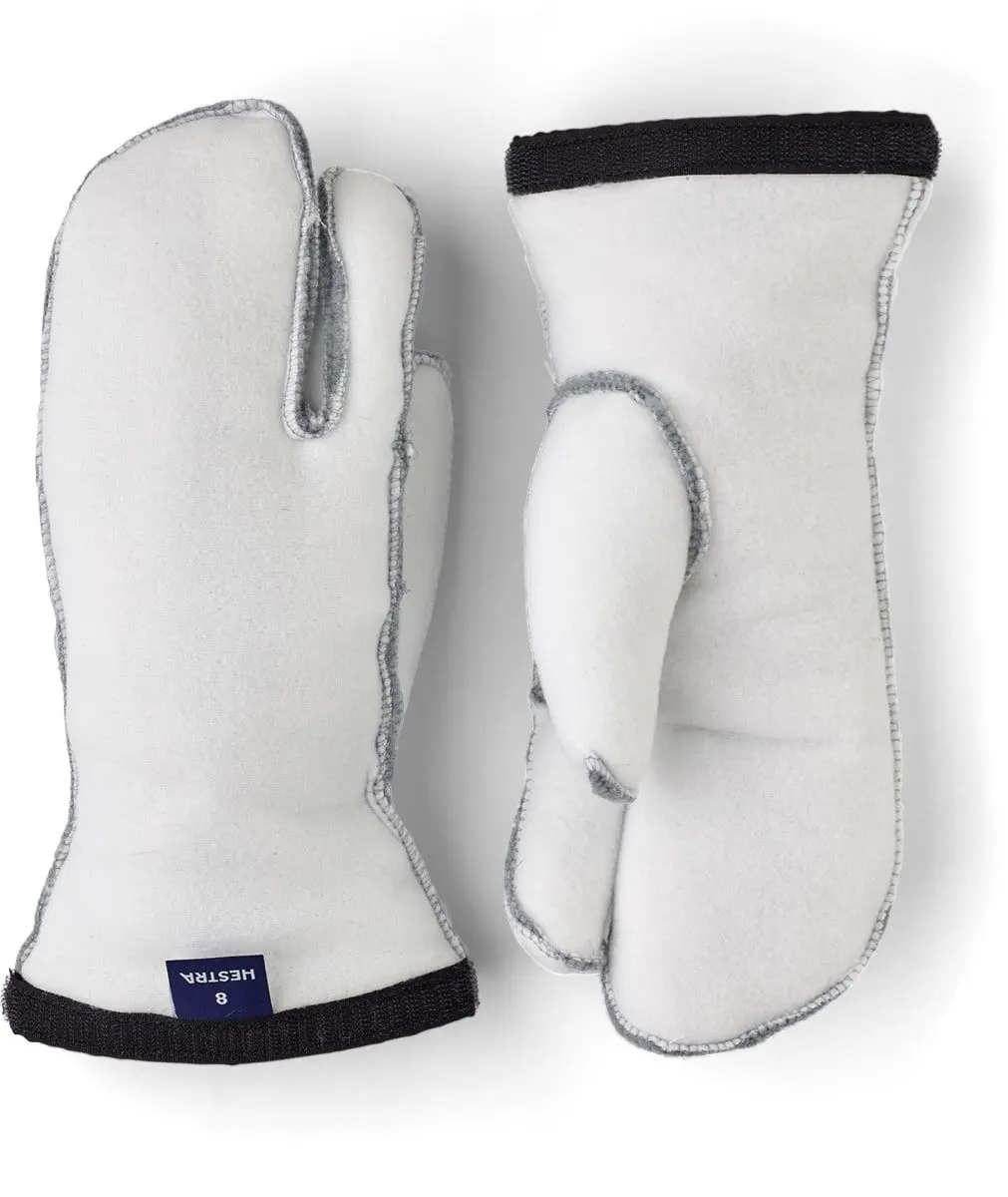 Hestra Foder Quallofil Långt 3-Finger Offwhite