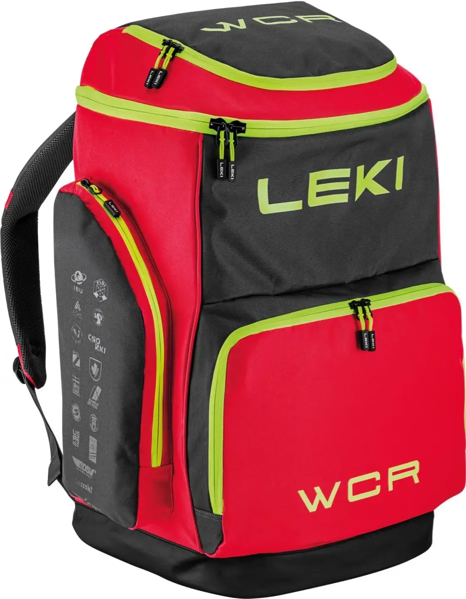 Leki Skiboot Bag WCR Bright Red Neon