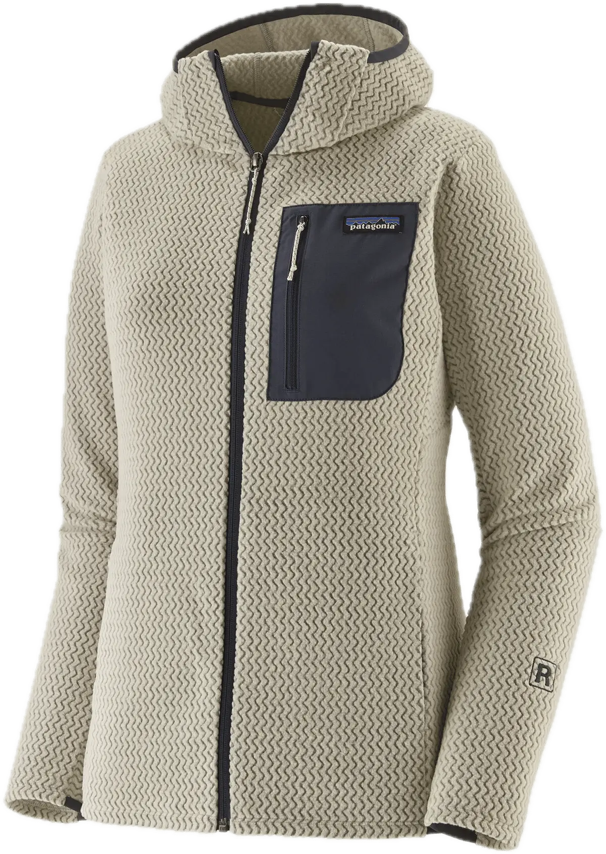 Patagonia Women's R1 Air Full-Zip Hoody Wool White