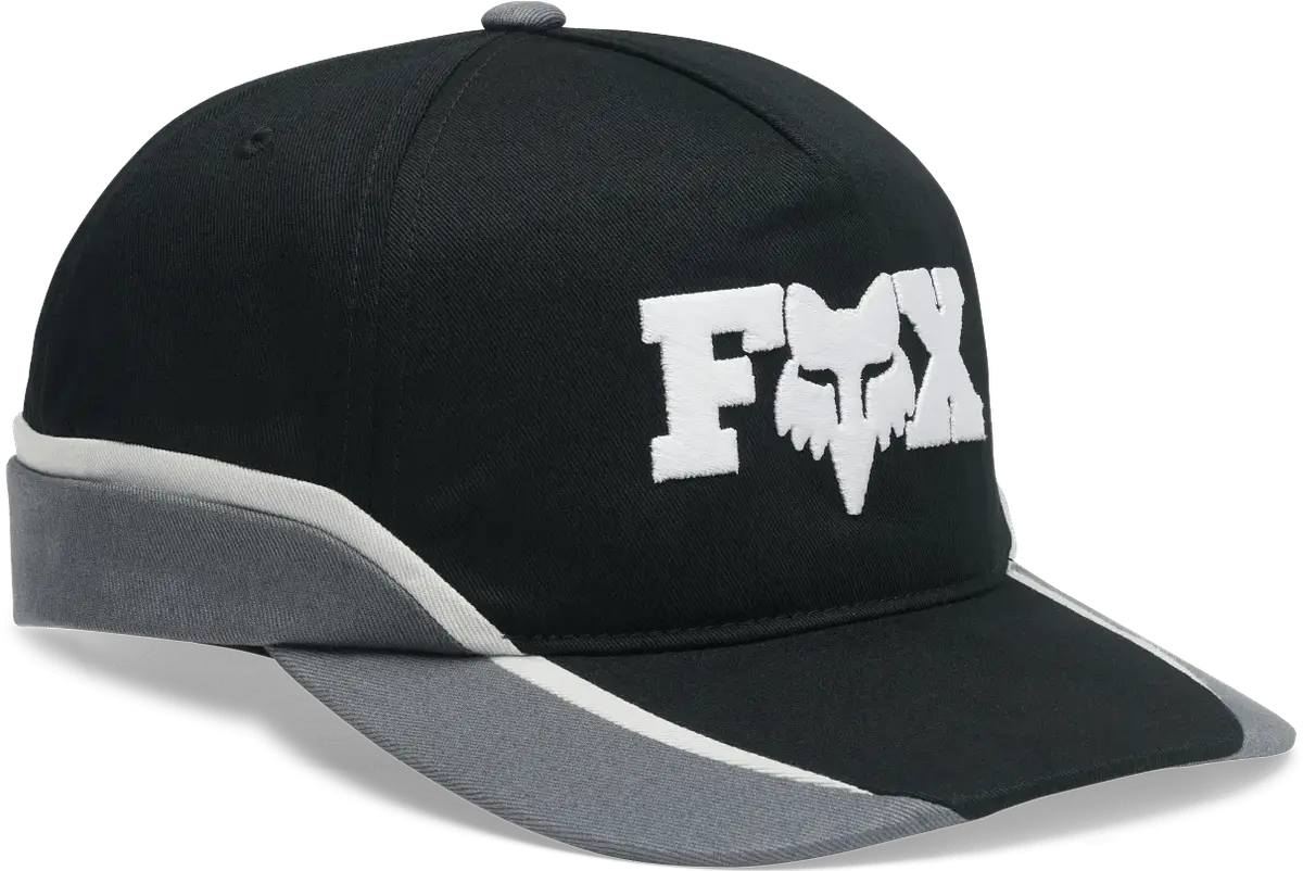 Fox F Head X Snapback Hat Black