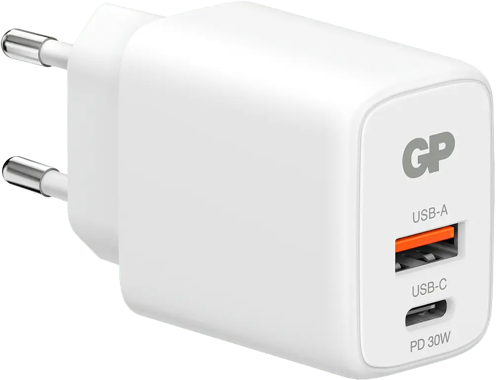 GP Batterier USB Wall Charger PD 30W White