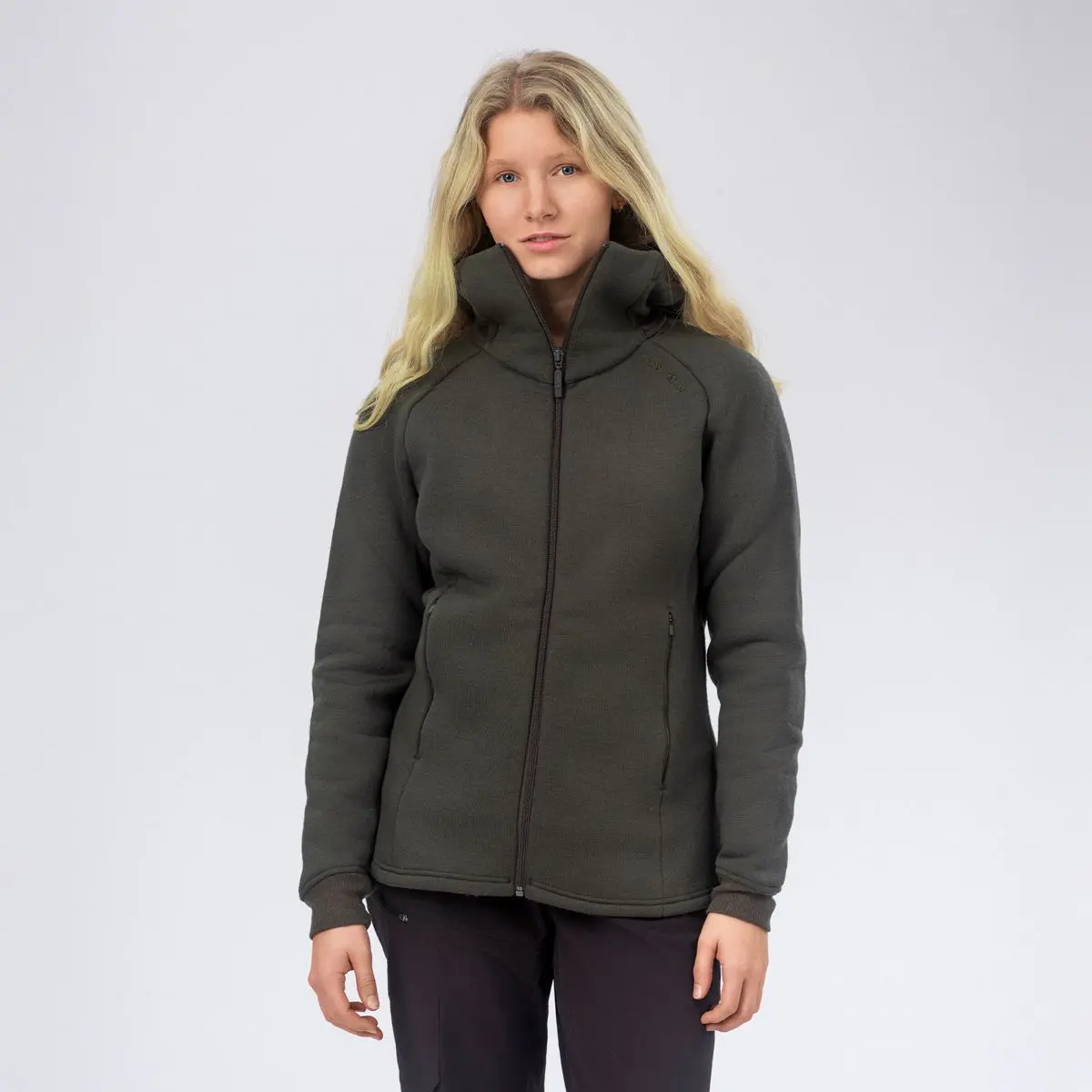 Janus AirWool Merino 280 Hood Jkt W Forest Night