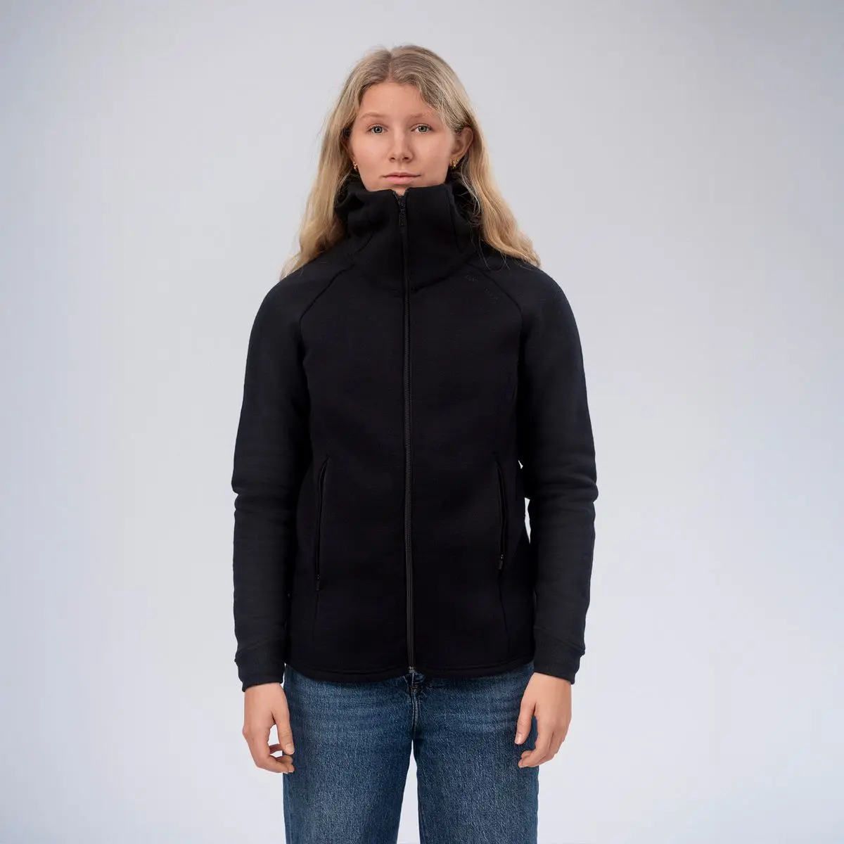 Janus AirWool Merino 280 Hood Jkt W Black