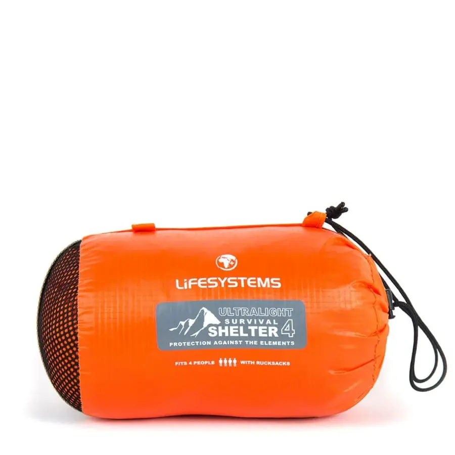 Lifesystems Ultralight Survival Shelter 4 Orange