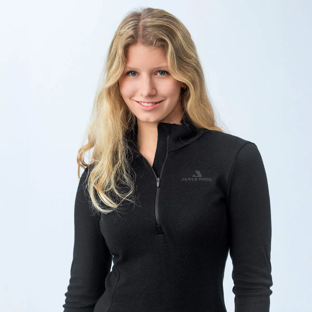 Janus Classic Merino 215 Zip W Black