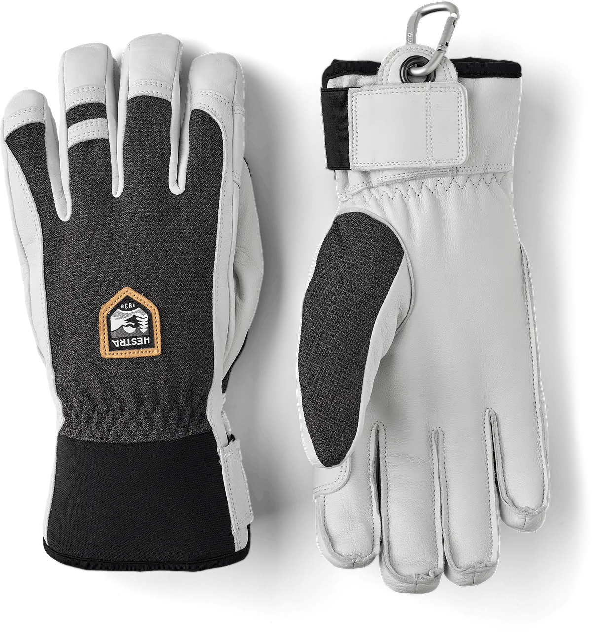 Hestra Army Leather Patrol - 5 Finger Charcoal