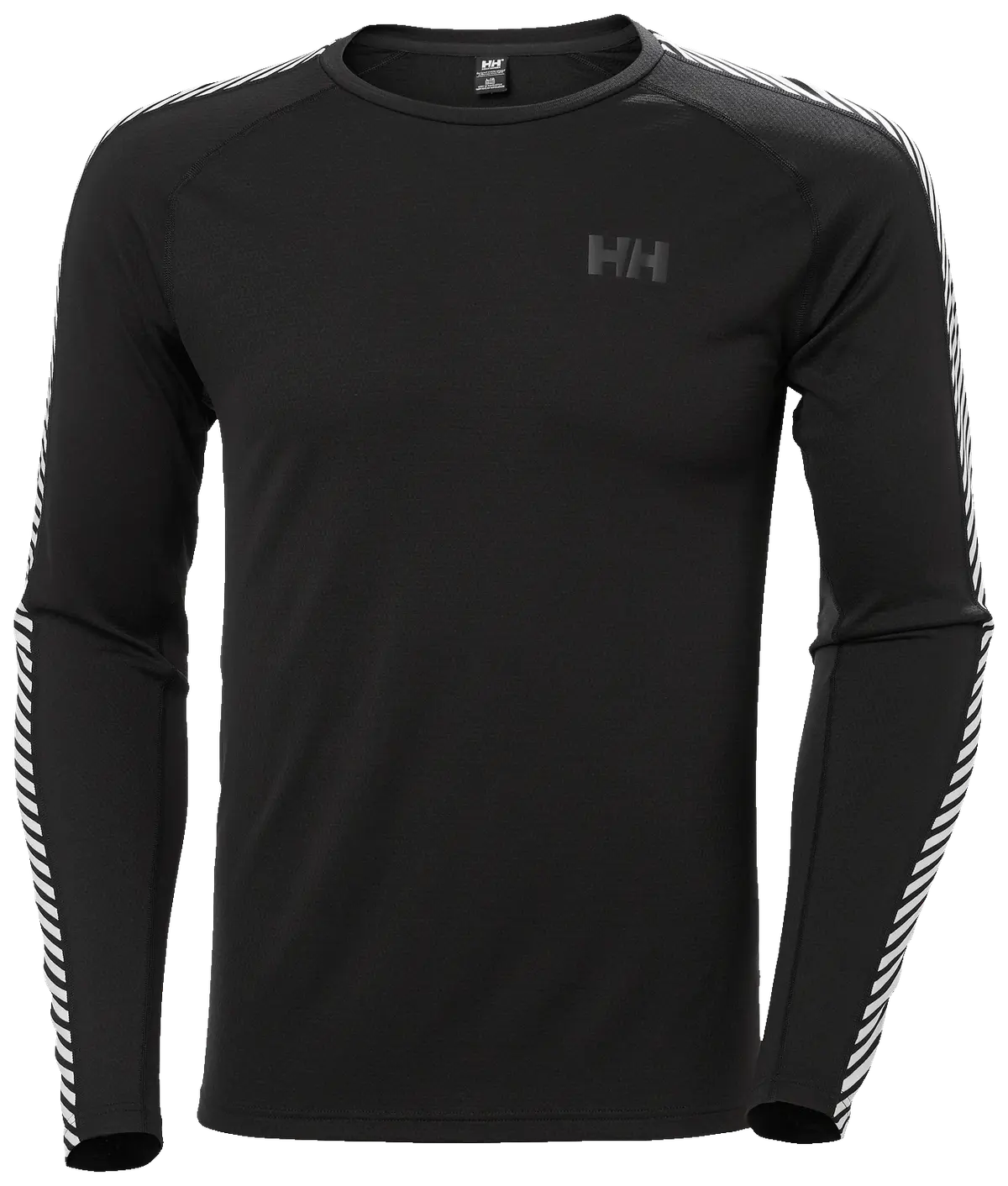 Helly Hansen Men's Lifa Active Stripe Crew Black
