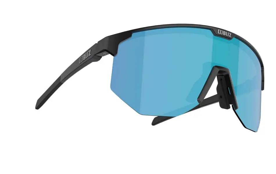 Bliz Hero Matt Black/Brown with Blue Multi