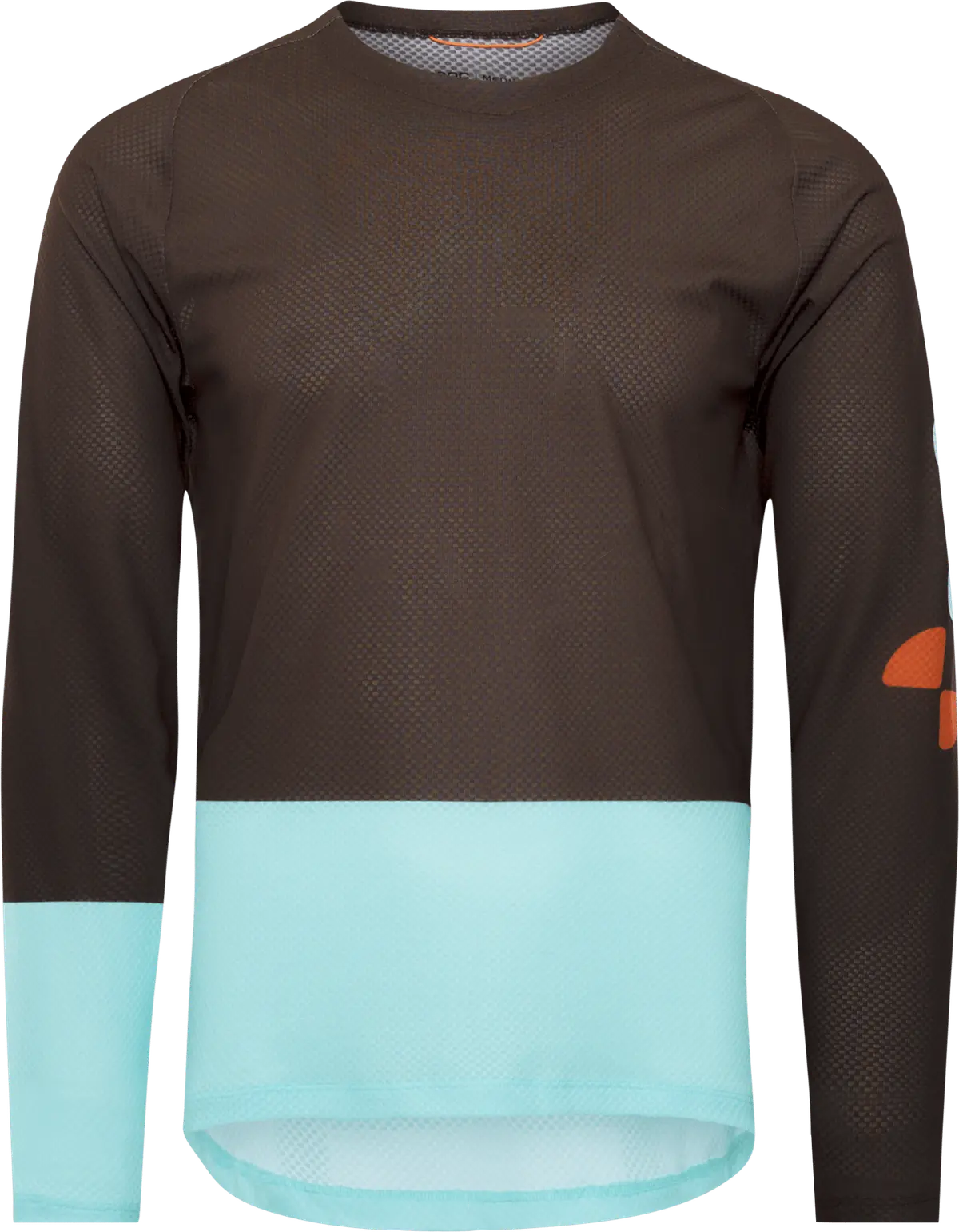 POC Men's Motion Air Long Sleeve MTB Jersey Bronzite Brown/Lazurite Blue