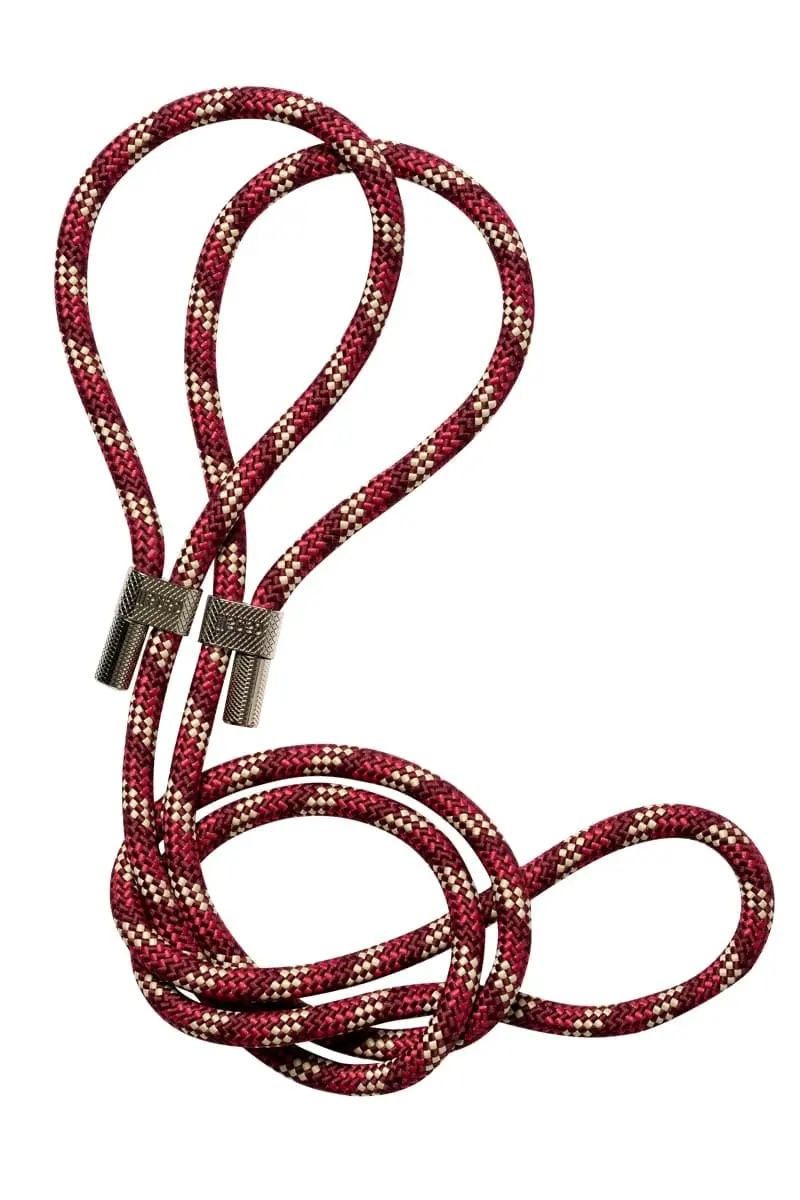 Casall Braided Yoga Carry Strap Raspberry/Beige