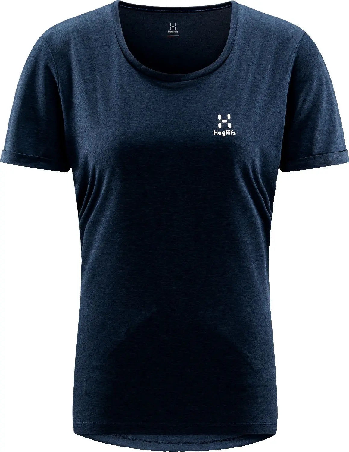 Haglöfs Women's Ridge Hike Tee Tarn Blue Solid