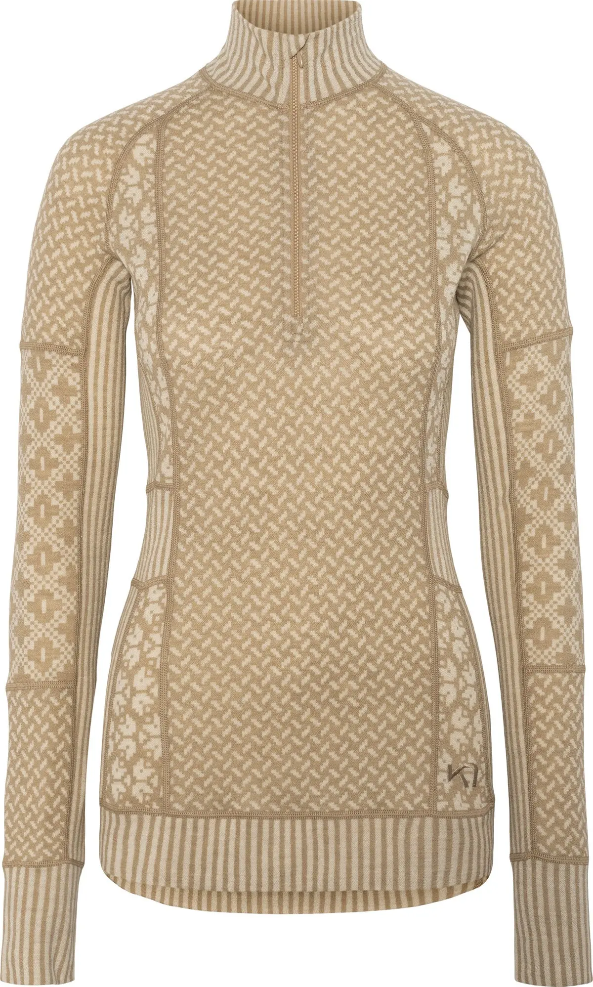 Kari Traa Women's Smekker Half Zip Mocha