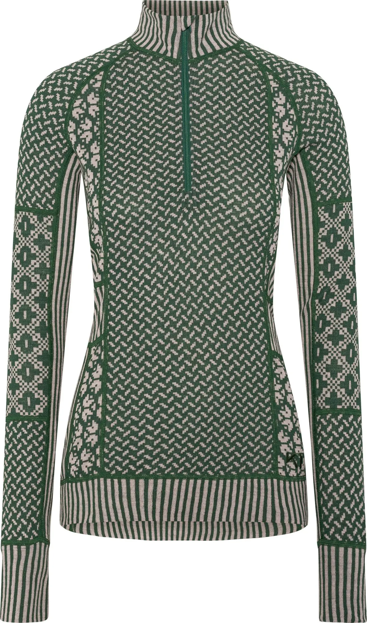 Kari Traa Women's Smekker Half Zip Thyme