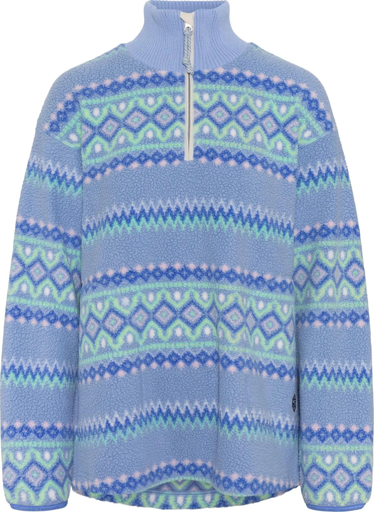 Kari Traa Women's Ruthie Midlayer Half Zip Pastel Light Blue