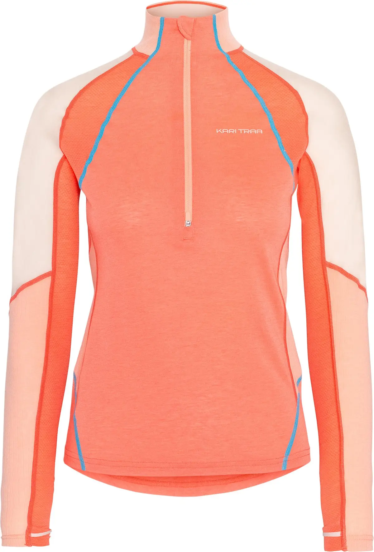 Kari Traa Women's Alma Half Zip Coral