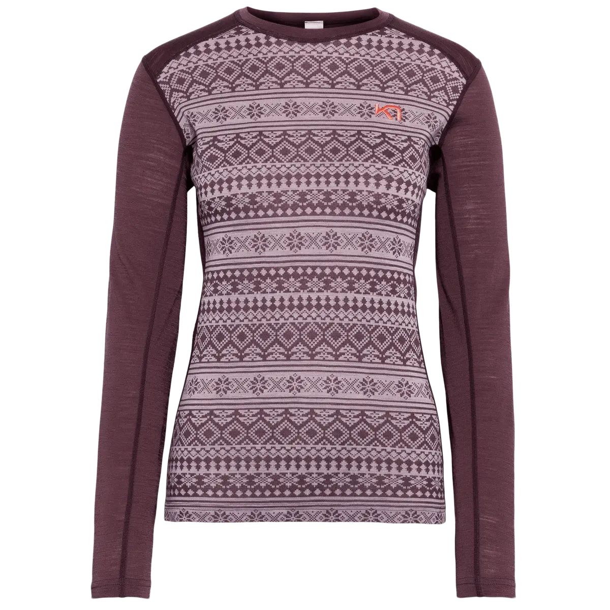 Kari Traa Women's Mina Long Sleeve Cocoa Powder