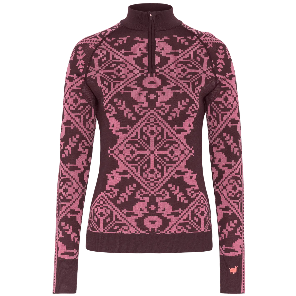 Kari Traa Women's Saga Half Zip Cocoa Powder