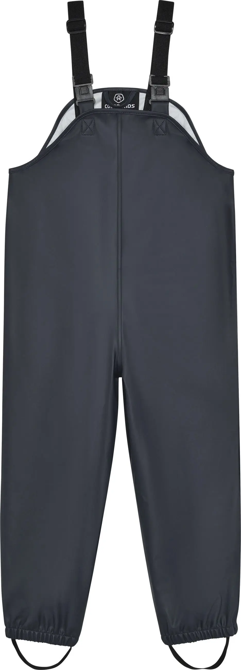 Color Kids Kids' Rain PU Pants Bib Ebony