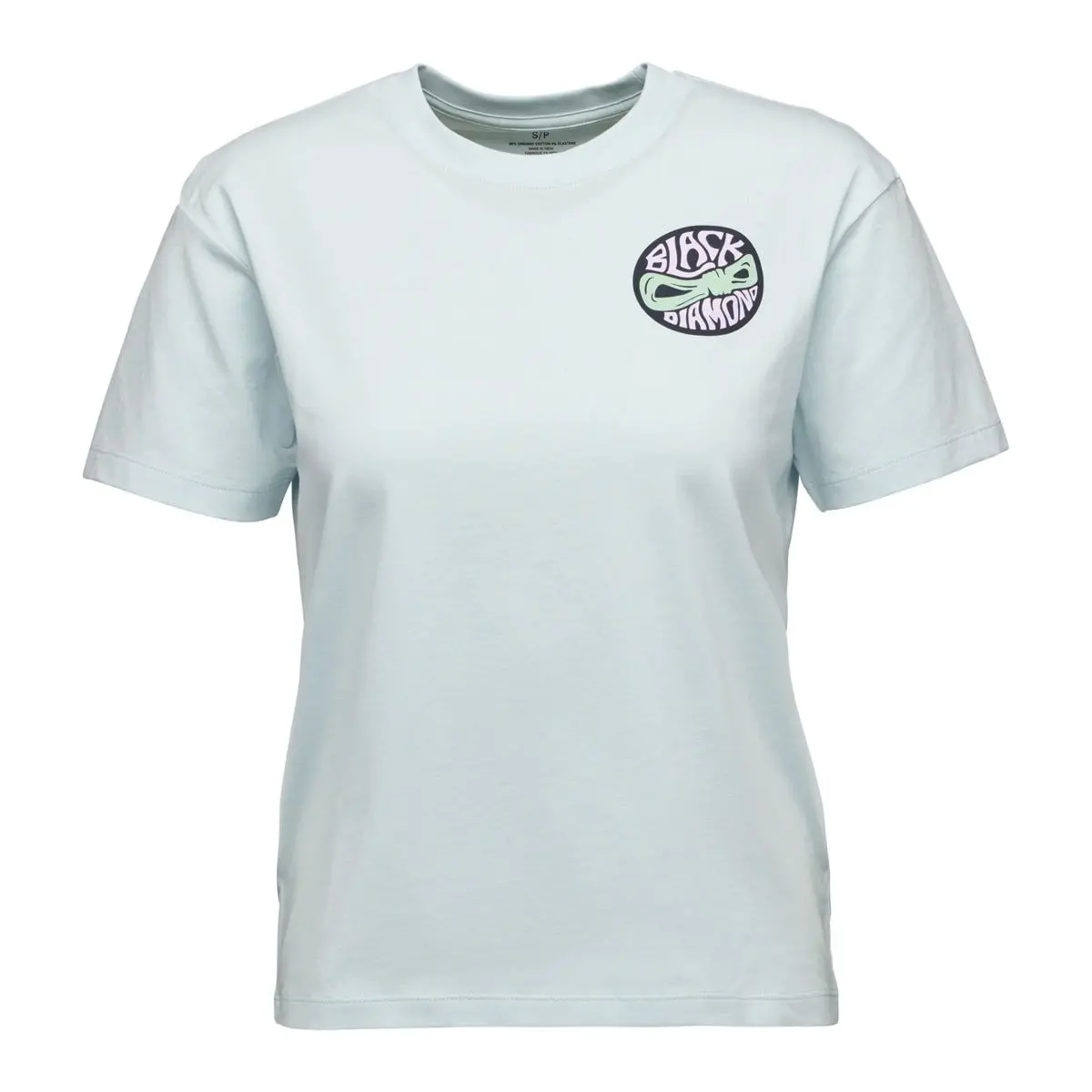 Black Diamond W Rope Badge SS Tee Belay Blue
