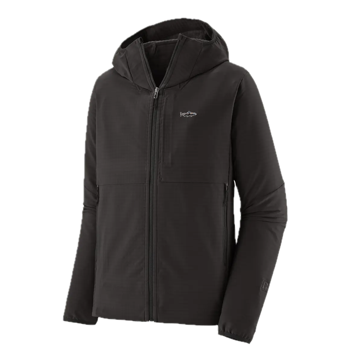 Patagonia M'S R1 Techface Fitz Roy Trout Hoody Black