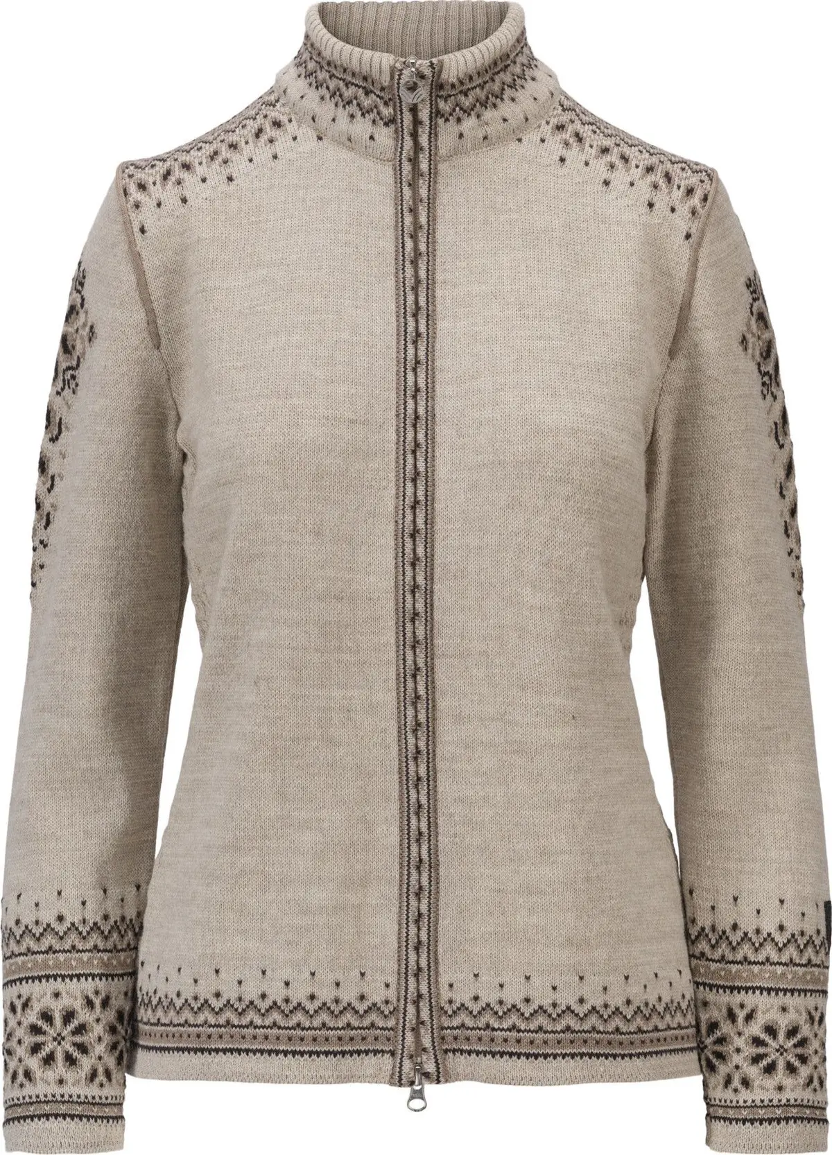 Dale of Norway Women's 140th Anniversary Jacket Sand/Coffee/Mountain Stone
