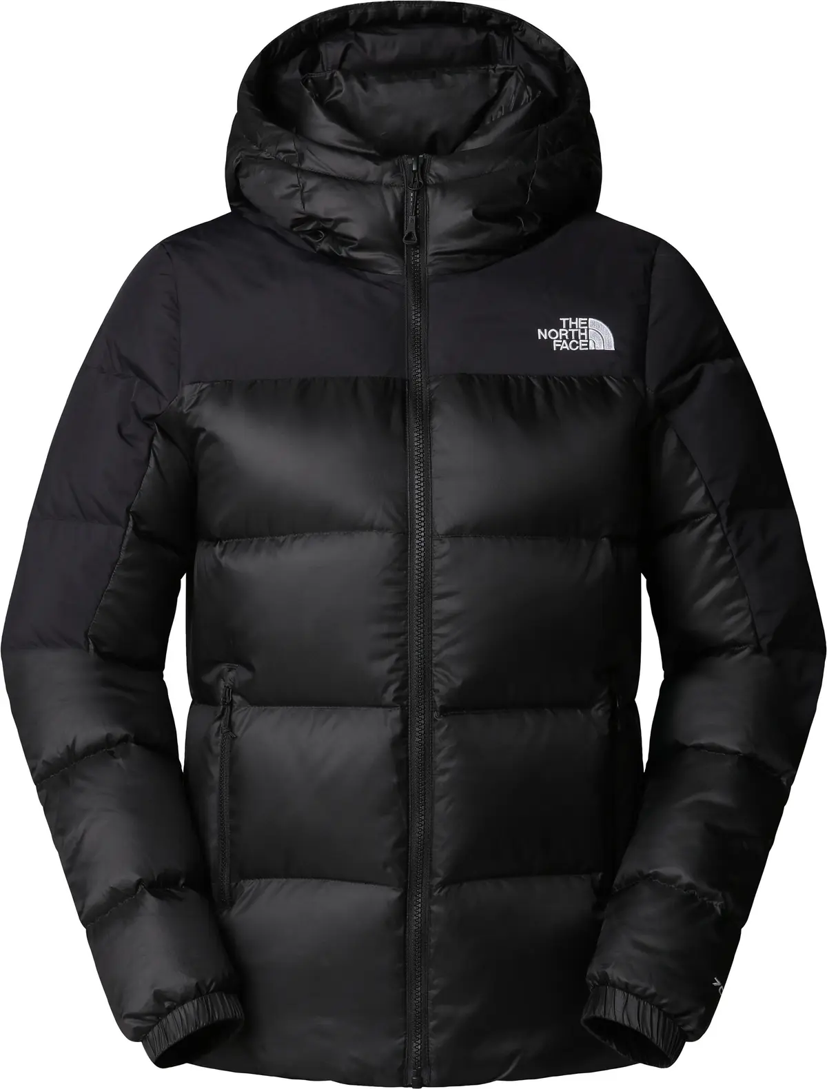 The North Face Women's Diablo Down 2.0 Hooded Jacket TNF Black Heather/TNF Black