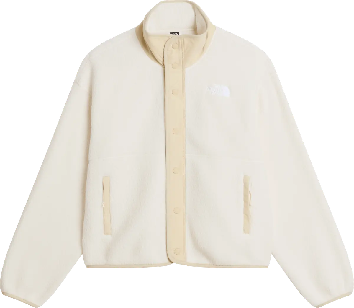 The North Face Women's Cragmont Fleece Jacket White Dune/Desert Stone