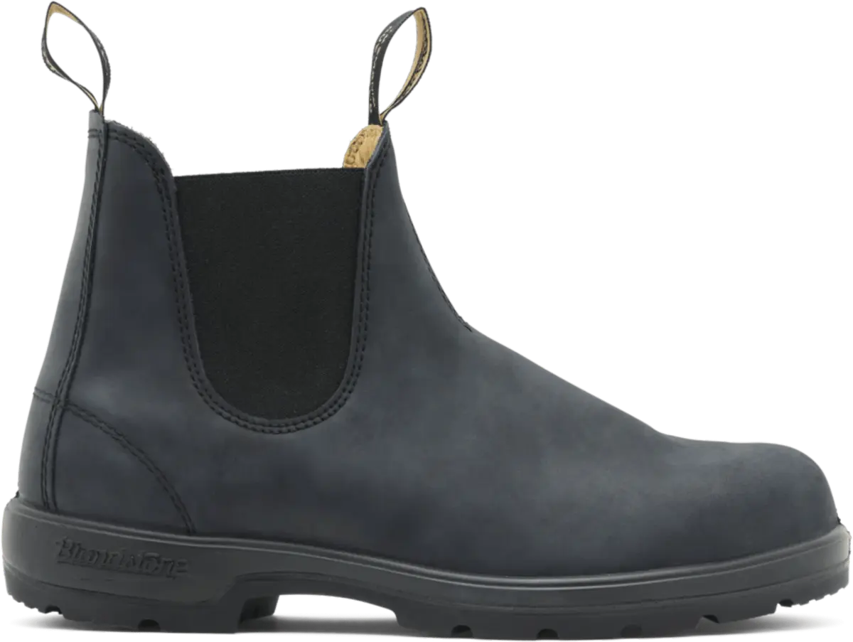 Blundstone Unisex Casual Chelsea Boots #587 Rustic Black