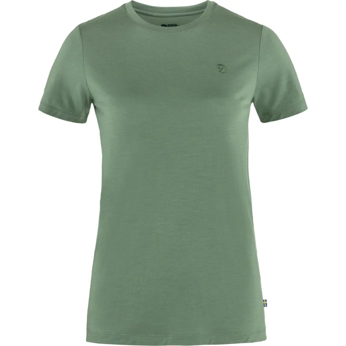 Fjällräven Women's Abisko Wool Short Sleeve Patina Green