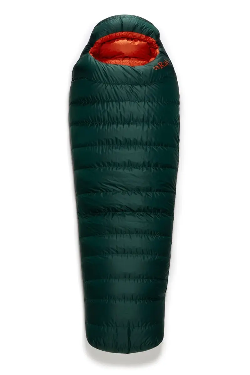 Rab Ascent 1100 Down sleeping Bag (-25C) Regular Pine