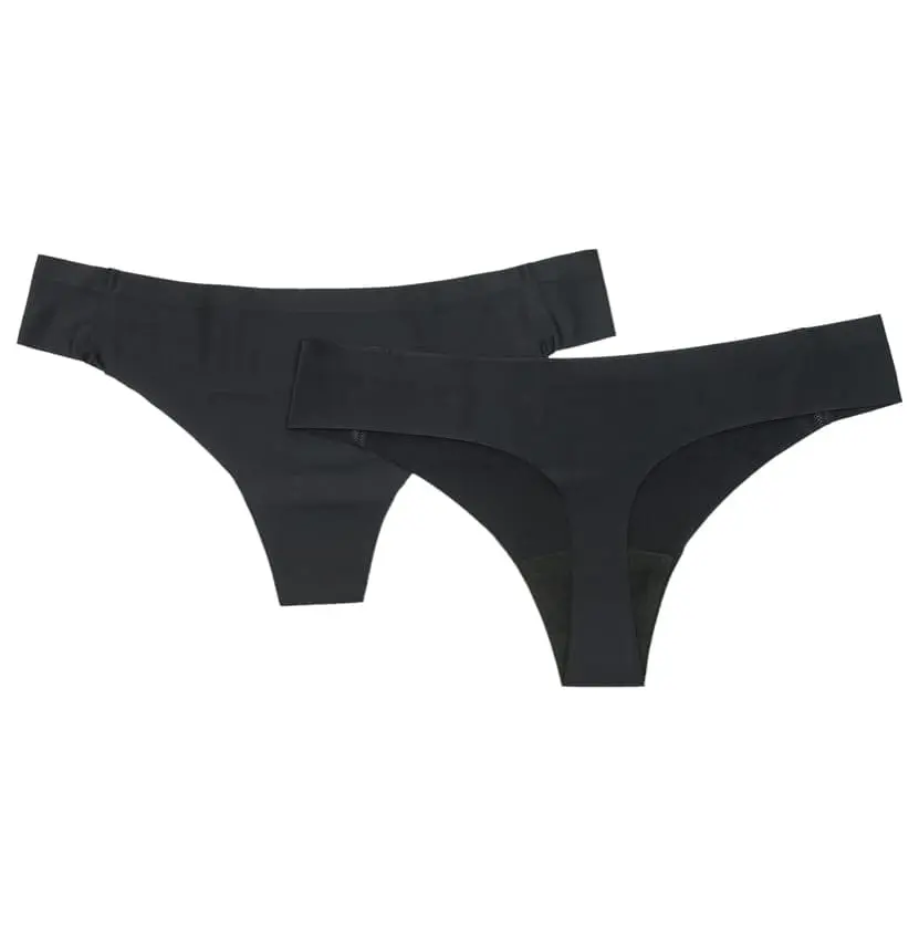 Athlecia Alax W Seamless String - 2 pack Black