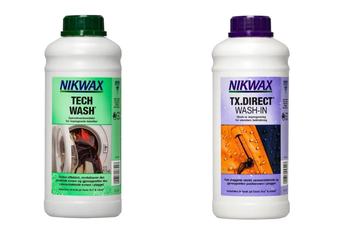 Nikwax Tech Wash 1L + Nikwax TX Direct Wash-In 1L Impregnering