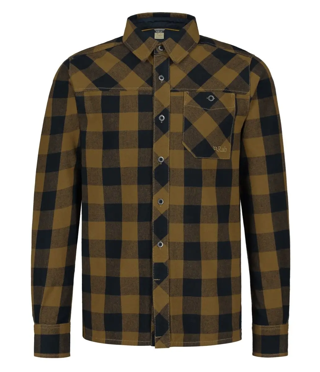 Rab Boundary Shirt Caramel Check