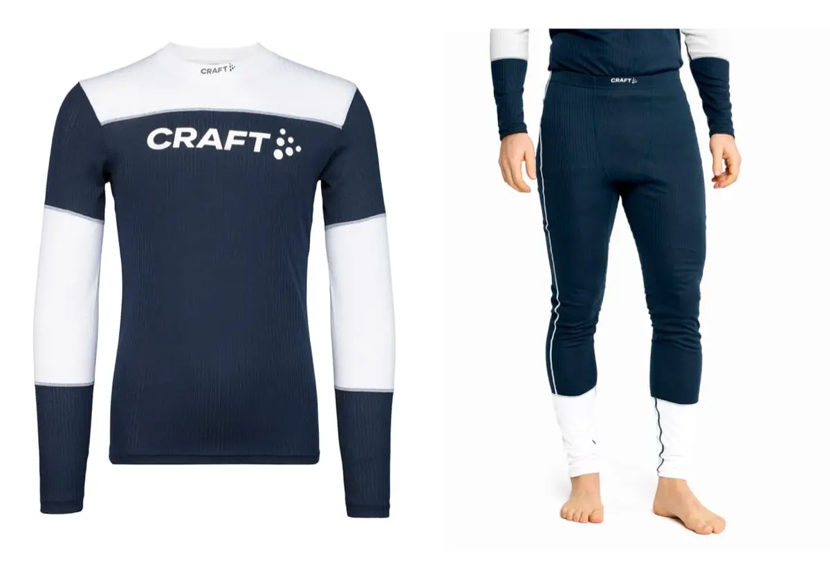 Craft NOR Baselayer Set M Blaze-White
