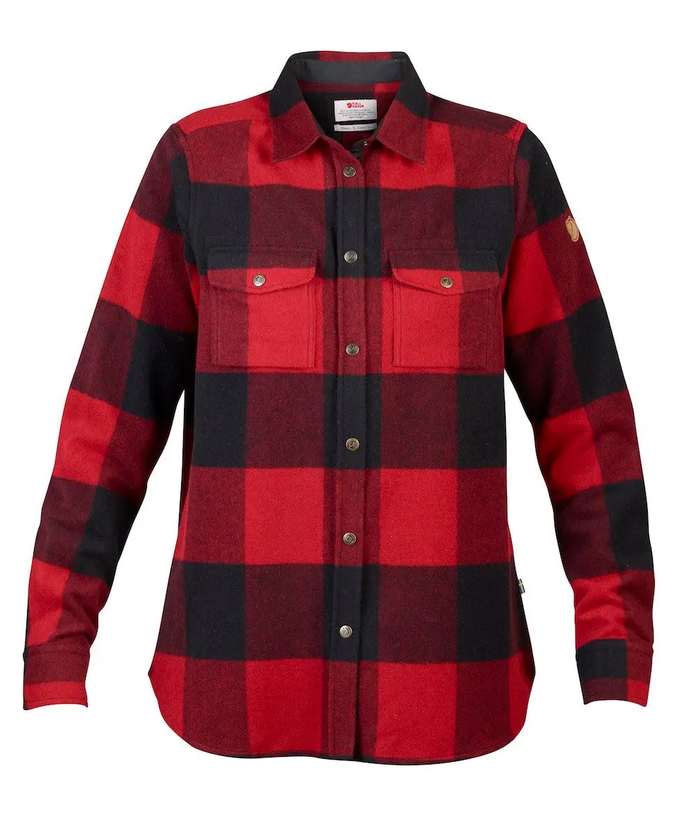 Fjällräven Women's Canada Shirt Longsleeve Red