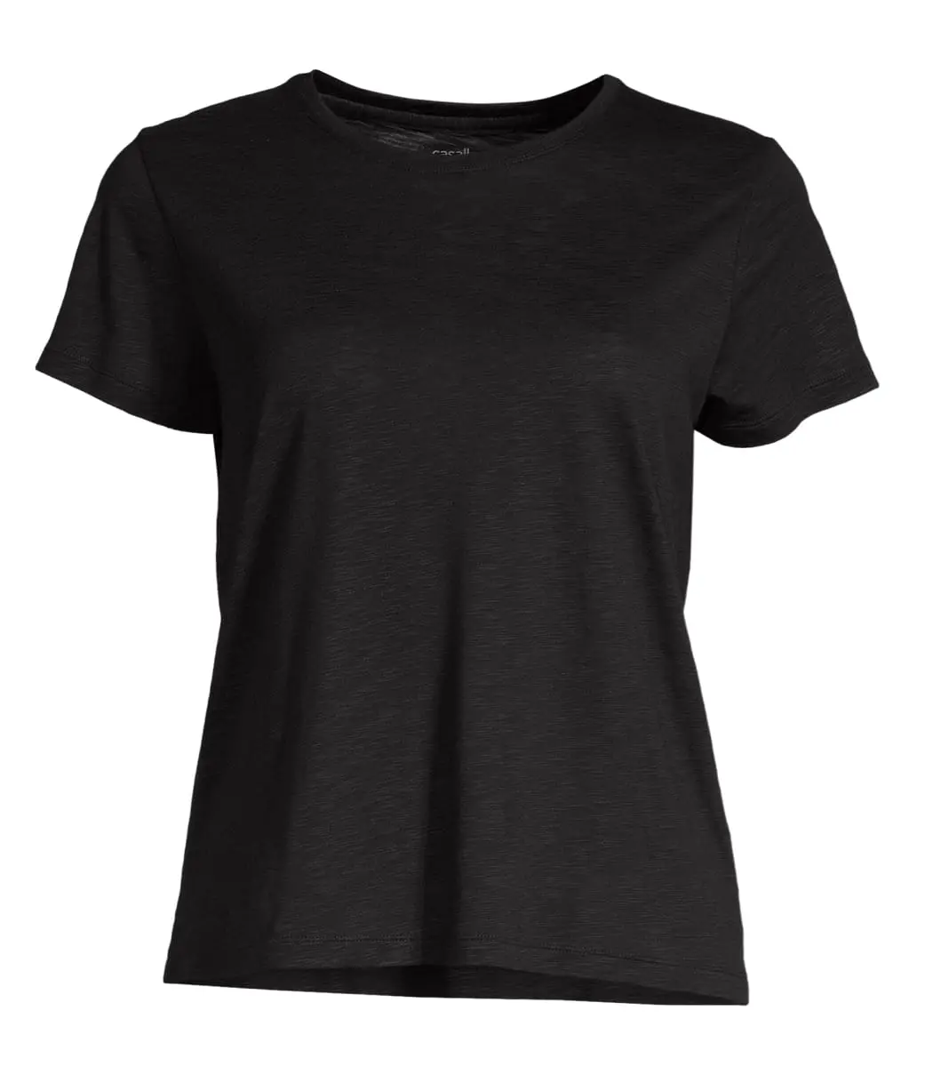 Casall Women's Soft Texture Tee Black