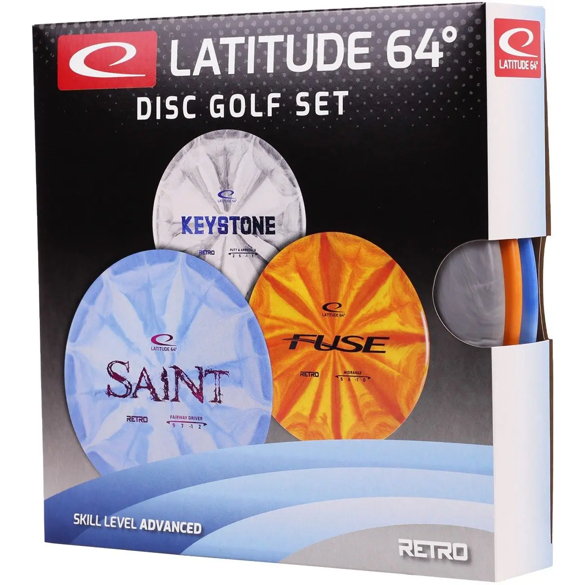 Latitude 64 Retro Burst Advanced Disc Golf Starter Set