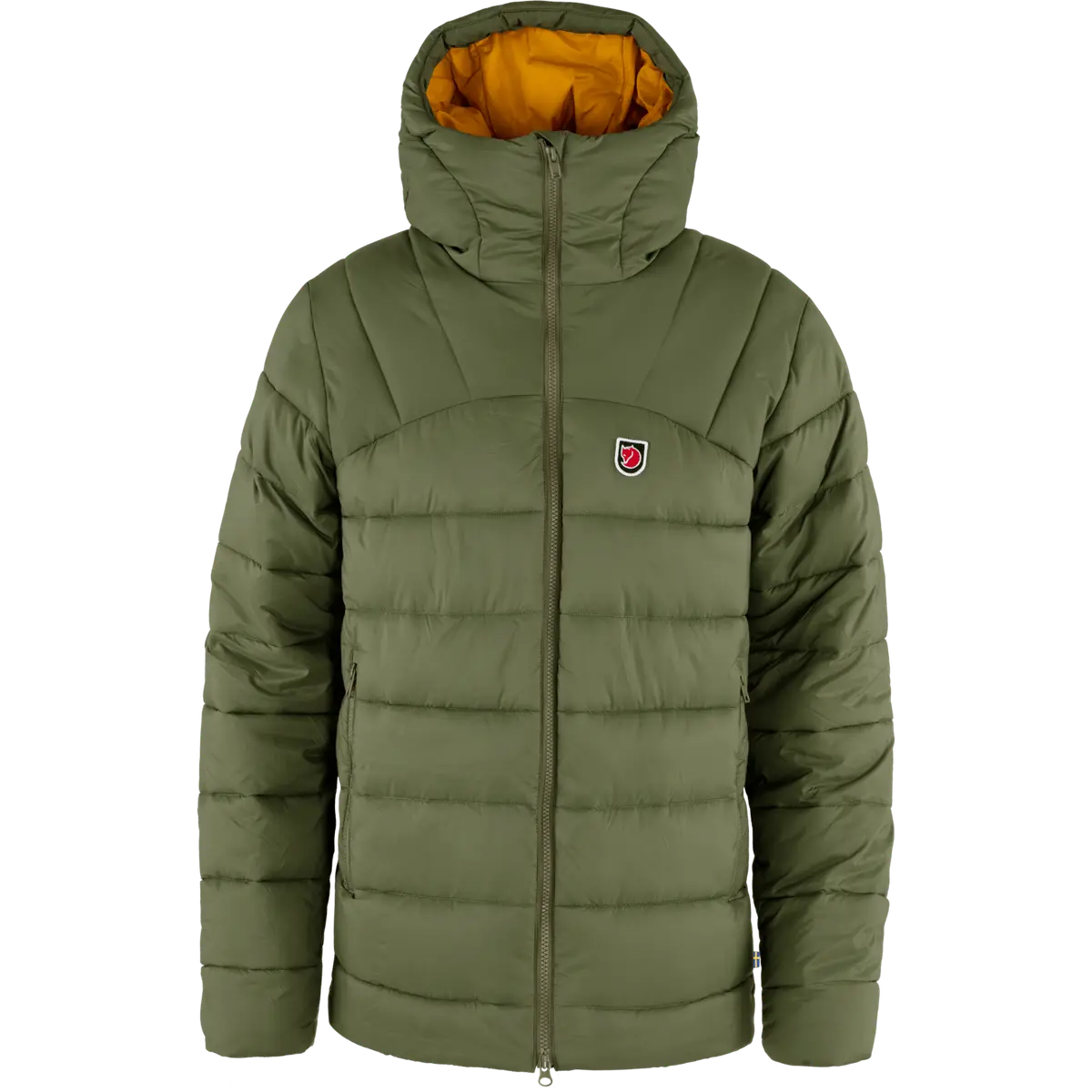 Fjällräven Men's Expedition Mid Winter Jacket Green-Mustard Yellow